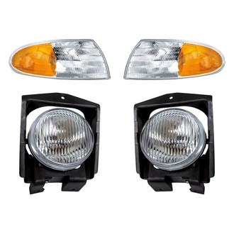 Replacement - 4-Piece Kit (Driver and Passenger Side Fog Lights, Driver and Passenger Side Turn Signal/Corner Lights) (Standard Line)