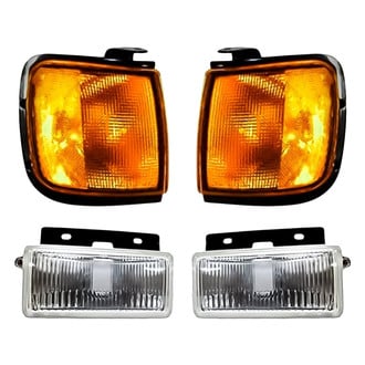 Replacement - 4-Piece Kit (Driver and Passenger Side Fog Lights, Driver and Passenger Side Turn Signal/Corner Lights) (Standard Line)