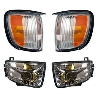Replacement - 4-Piece Kit (Driver and Passenger Side Fog Lights, Driver and Passenger Side Turn Signal/Corner Lights) (Standard Line)