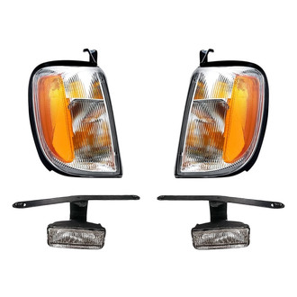 Replacement - 4-Piece Kit (Driver and Passenger Side Fog Lights, Driver and Passenger Side Turn Signal/Corner Lights) (Standard Line)
