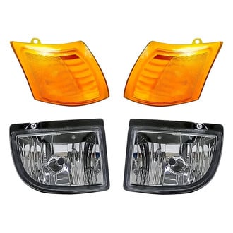 Replacement - 4-Piece Kit (Driver and Passenger Side Fog Lights, Driver and Passenger Side Turn Signal/Corner Lights) (Standard Line)