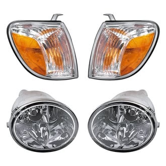 Replacement - 4-Piece Kit (Driver and Passenger Side Fog Lights, Driver and Passenger Side Turn Signal/Corner Lights) (Standard Line)