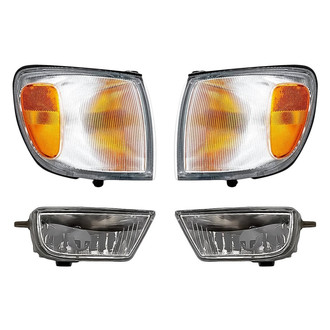 Replacement - 4-Piece Kit (Driver and Passenger Side Fog Lights, Driver and Passenger Side Turn Signal/Corner Lights) (Standard Line)