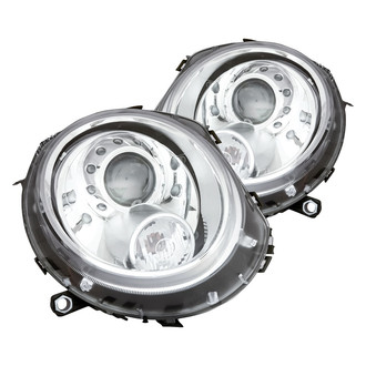 Replacement - Driver and Passenger Side Chrome Projector Headlights