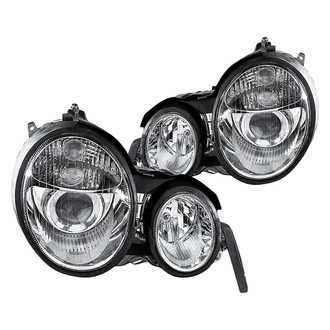 Replacement - Driver and Passenger Side Chrome Projector Headlights