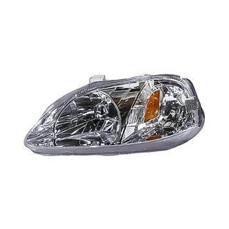 Replacement - Driver Side Headlight Lens and Housing (CAPA Certified)