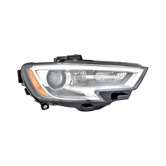 Replacement - Passenger Side Headlight Lens and Housing (CAPA Certified)