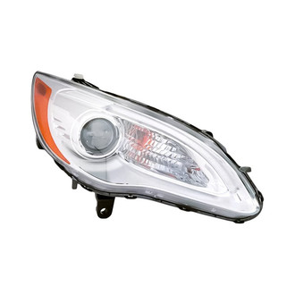 Replacement - Passenger Side Headlight Lens and Housing (CAPA Certified)