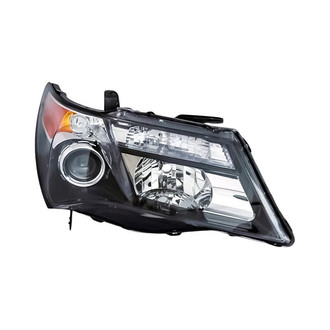 Replacement - Passenger Side Headlight Lens and Housing (CAPA Certified)