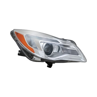Replacement - Passenger Side Headlight (CAPA Certified)