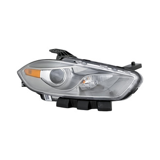 Replacement - Passenger Side Headlight Lens and Housing (CAPA Certified)