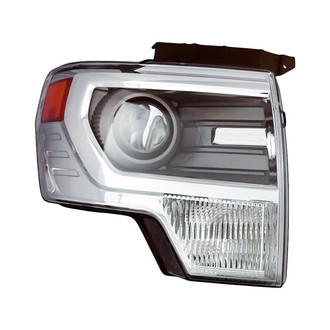 Replacement - Passenger Side Headlight Lens and Housing (CAPA Certified)