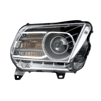 Replacement - Passenger Side Headlight Lens and Housing (CAPA Certified)