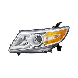 Replacement - Driver Side Headlight Lens and Housing (CAPA Certified)