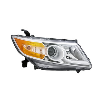 Replacement - Passenger Side Headlight Lens and Housing (CAPA Certified)