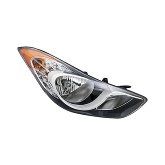Replacement - Passenger Side Headlight (CAPA Certified)