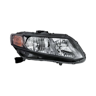 Replacement - Passenger Side Headlight (CAPA Certified)