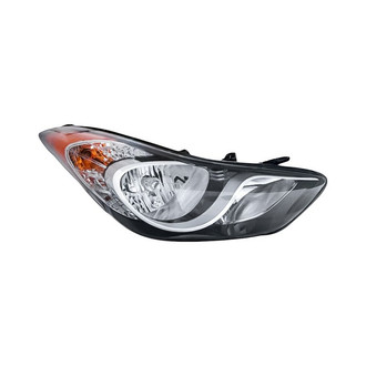 Replacement - Passenger Side Headlight (CAPA Certified)