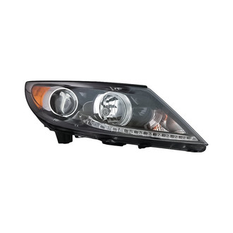 Replacement - Passenger Side Headlight (CAPA Certified)