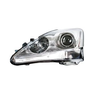 Replacement - Driver Side Headlight Lens and Housing (Standard Line)