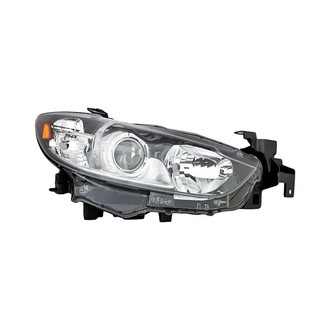 Replacement - Passenger Side Headlight Lens and Housing (CAPA Certified)
