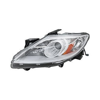 Replacement - Driver Side Headlight Lens and Housing (CAPA Certified)