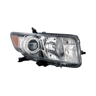 Replacement - Passenger Side Headlight Lens and Housing (CAPA Certified)
