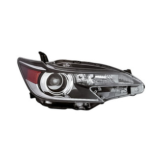 Replacement - Passenger Side Headlight Lens and Housing (CAPA Certified)