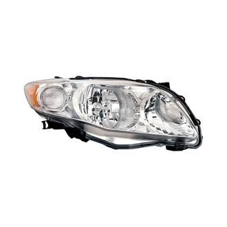 Replacement - Passenger Side Headlight Lens and Housing (CAPA Certified)