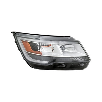 Replacement - Passenger Side Headlight Lens and Housing (CAPA Certified)