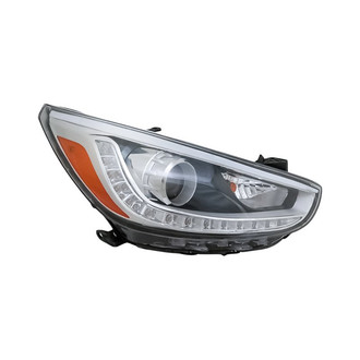 Replacement - Passenger Side Headlight (CAPA Certified)