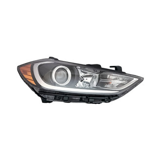 Replacement - Passenger Side Headlight (CAPA Certified)