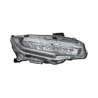 Replacement - Passenger Side Headlight (CAPA Certified)