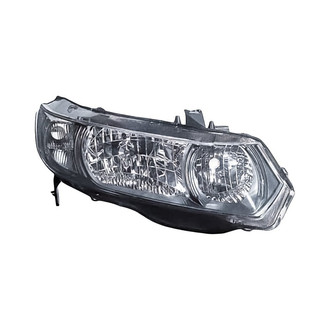 Replacement - Passenger Side Headlight Lens and Housing (CAPA Certified)