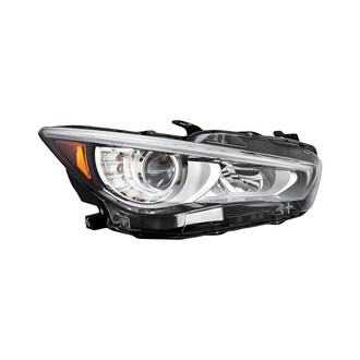 Replacement - Passenger Side Headlight (CAPA Certified)