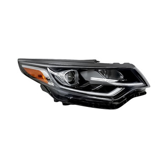 Replacement - Passenger Side Headlight (CAPA Certified)