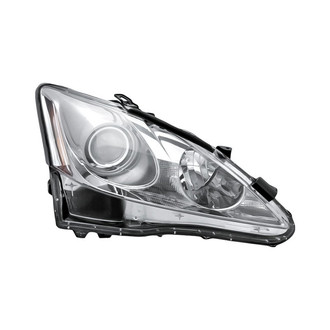 Replacement - Passenger Side Headlight Lens and Housing (CAPA Certified)