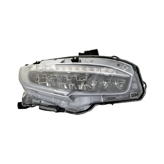 Replacement - Passenger Side Headlight (CAPA Certified)