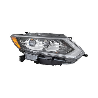 Replacement - Passenger Side Headlight (CAPA Certified)