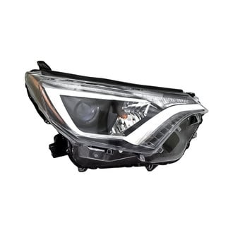 Replacement - Passenger Side Headlight (CAPA Certified)