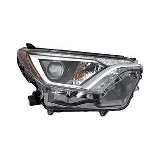 Replacement - Passenger Side Headlight Lens and Housing (Standard Line)