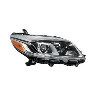 Replacement - Passenger Side Headlight Lens and Housing (CAPA Certified)