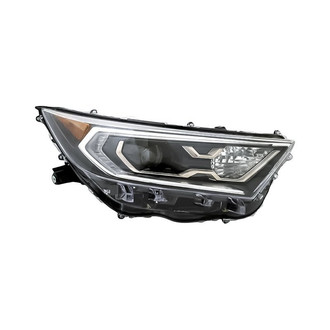 Replacement - Passenger Side Headlight (CAPA Certified)