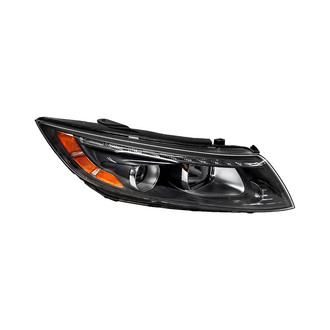 Replacement - Passenger Side Headlight (CAPA Certified)