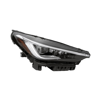 Replacement - Passenger Side Headlight (CAPA Certified)