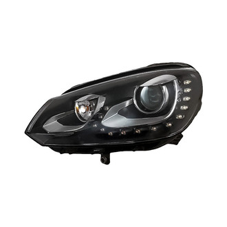 Replacement - Driver Side Headlight Lens and Housing (Standard Line)