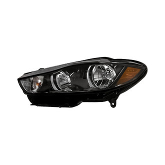 Replacement - Driver Side Headlight Lens and Housing (Standard Line)