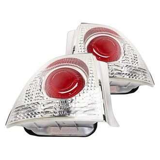 Replacement - Driver and Passenger Side Chrome Euro Tail Lights
