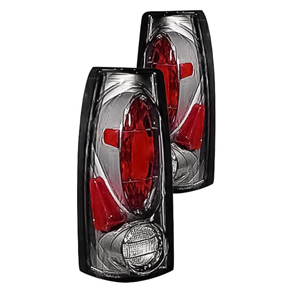 Replacement - Chrome/Red Euro Tail Lights