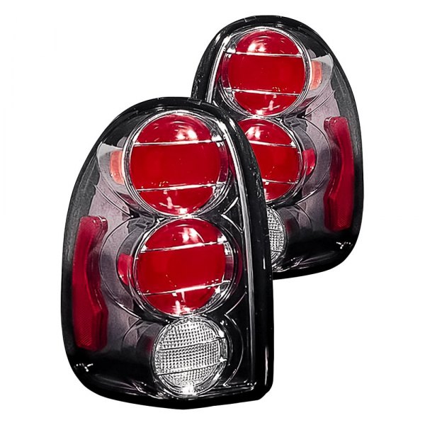 Replacement - Gunmetal/Red Euro Tail Lights